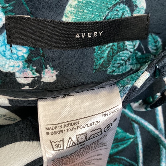 Banana Republic Avery Ankle Pants Floral Sized 4 - Picture 4 of 4